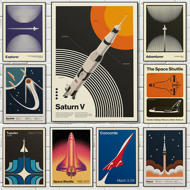 Ретро абстрактный космический  – обзор и цена Star Map Poster